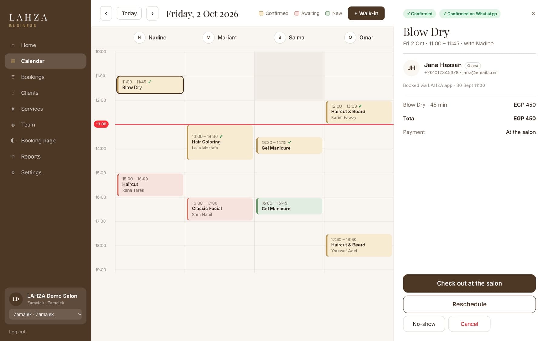 One calendar